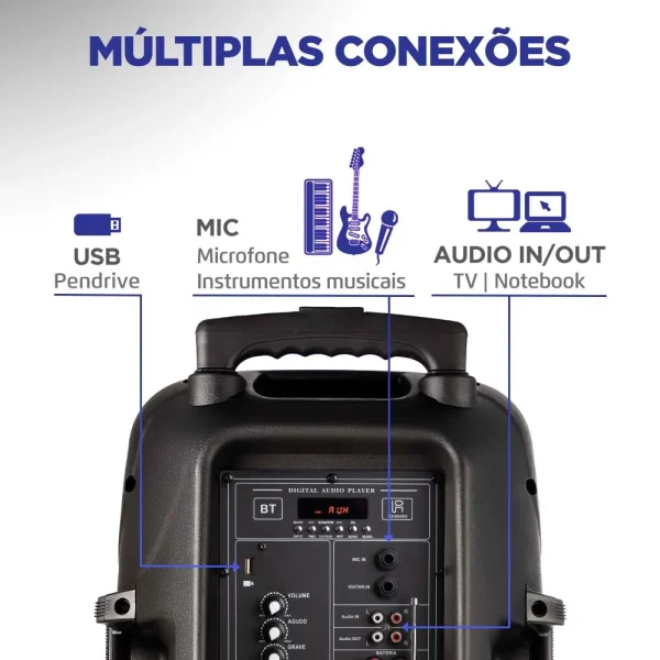 Caixa Amplificada Connect Power Plus Mondial CM-550 - Image 2